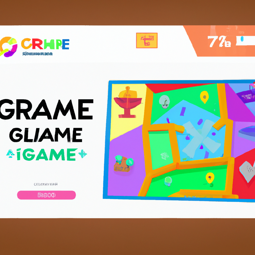 Collage of four stylized gameplay screenshots